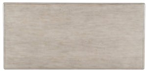 Hooker Furniture Burnham Executive Desk With Grey Mink Alder Veneer, 7 Drawers, Locking File Storage, Durable Finish Light Wood 5921-10562-90