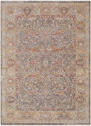Surya Panorama Traditional Fringe Area Rug Viscose Blend Medium Pile for Large Living Rooms 3' x 10' Runner PNM2304-310