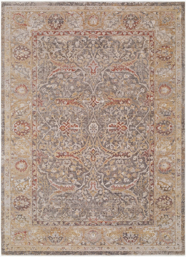 Surya Panorama Traditional Fringe Area Rug Viscose Blend Medium Pile for Large Living Rooms 3' x 10' Runner PNM2304-310