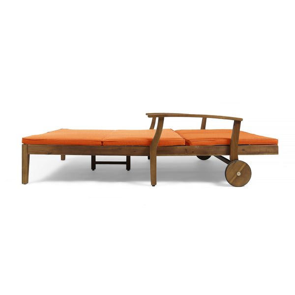 English Elm Christopher Knight Home® - Perla Double Chaise Lounge - Stylish Outdoor Seating With Adjustable Comfort & Weather-Resistant Design 63357.00ORG