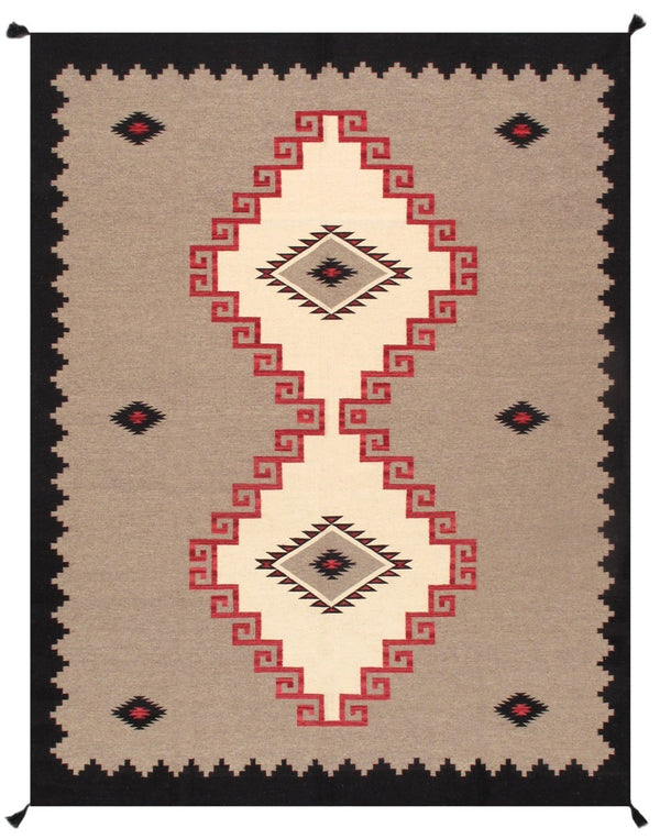 Pasargad Tuscany Collection Handwoven Geometric 100% Wool Area Rug For Timeless Home Elegance   Pnt-101 8x10