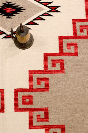 Pasargad Tuscany Collection Handwoven Geometric 100% Wool Area Rug For Timeless Home Elegance   Pnt-101 8x10