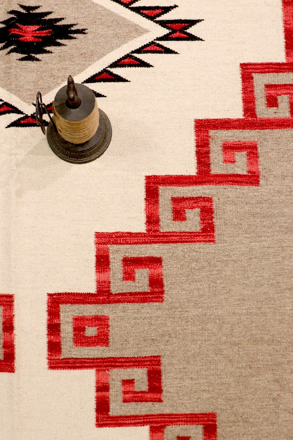 Pasargad Tuscany Collection Handwoven Geometric 100% Wool Area Rug For Timeless Home Elegance   Pnt-101 8x10
