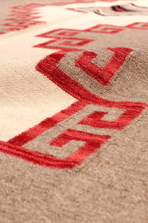 Pasargad Tuscany Collection Handwoven Geometric 100% Wool Area Rug For Timeless Home Elegance   Pnt-101 8x10