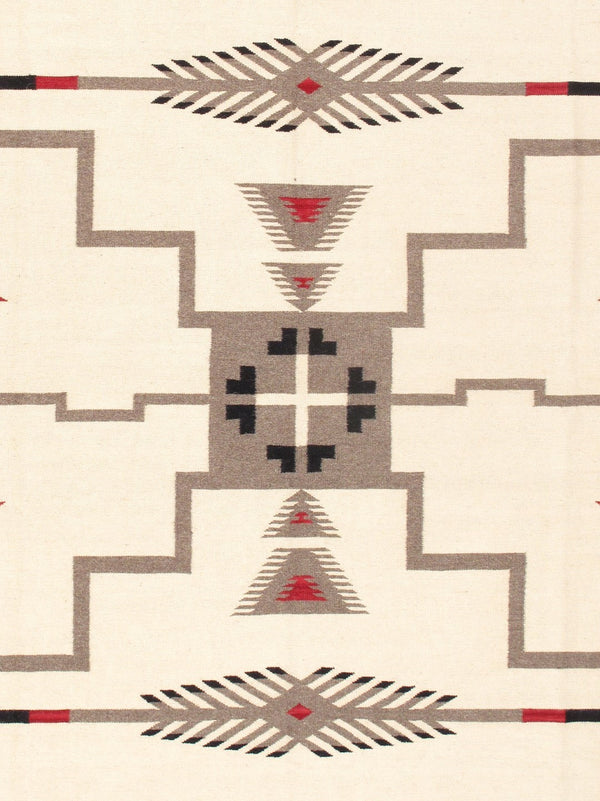 Pasargad Tuscany Collection Reversible Wool Area Rug - Modern Geometric Design For Any Space   Pnt-184 6x8