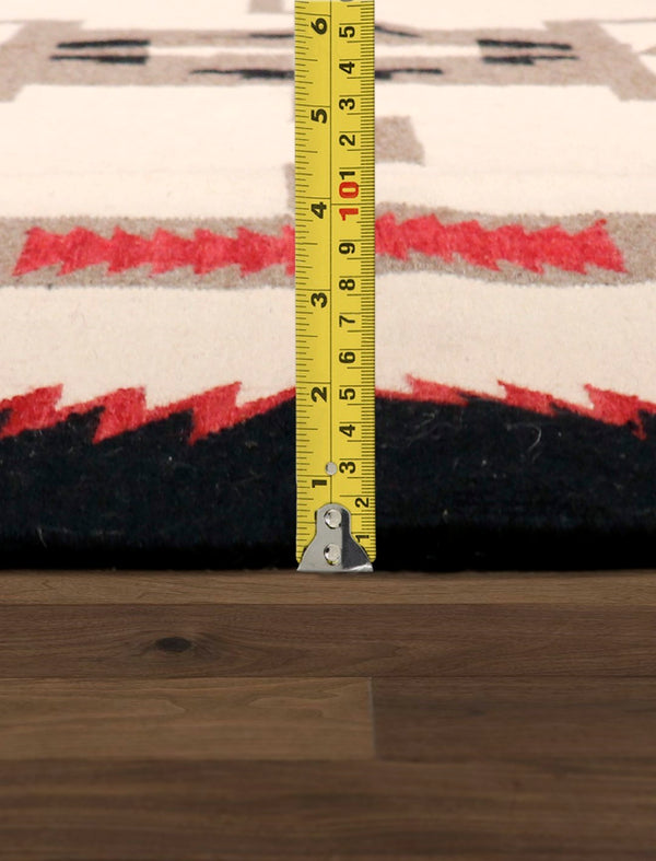 Pasargad Tuscany Collection Reversible Wool Area Rug - Modern Geometric Design For Any Space   Pnt-184 6x8