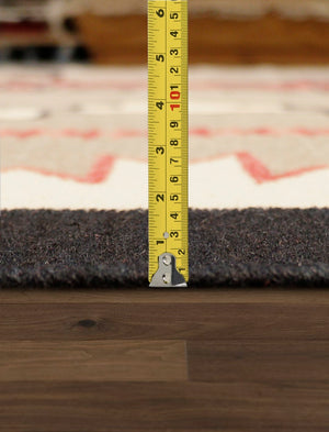 Pasargad Tuscany Collection Reversible Wool Area Rug - Modern Geometric Design For Any Space   Pnt-237 9x12