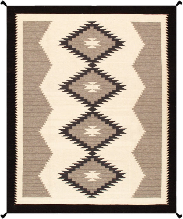 Pasargad Tuscany Collection Handwoven Geometric 100% Wool Area Rug For Timeless Home Elegance   Pnt-242 8x10