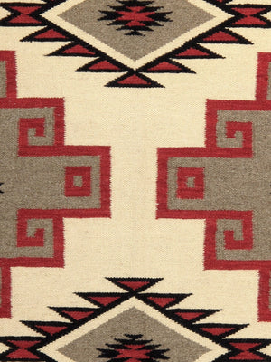 Pasargad Tuscany Collection Reversible Wool Area Rug - Modern Geometric Design For Any Space   Pnt-275 5x7