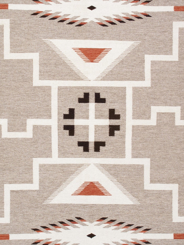 Pasargad Tuscany Collection Reversible Wool Area Rug - Modern Geometric Design For Any Space   Pnt-284 5x7