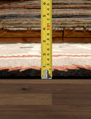 Pasargad Tuscany Collection Reversible Wool Area Rug - Modern Geometric Design For Any Space   Pnt-284 5x7