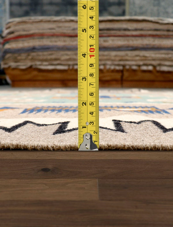 Pasargad Tuscany Collection Reversible Wool Area Rug - Modern Geometric Design For Any Space   Pnt-289 6x9