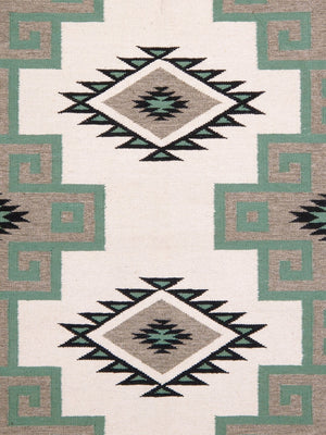 Pasargad Tuscany Collection Reversible Wool Area Rug - Modern Geometric Design For Any Space   Pnt-292 5x7