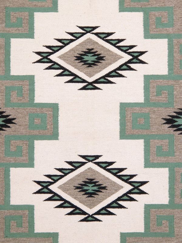 Pasargad Tuscany Collection Reversible Wool Area Rug - Modern Geometric Design For Any Space   Pnt-292 5x7
