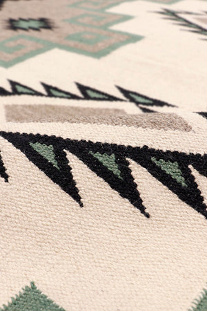 Pasargad Tuscany Collection Reversible Wool Area Rug - Modern Geometric Design For Any Space   Pnt-292 5x7