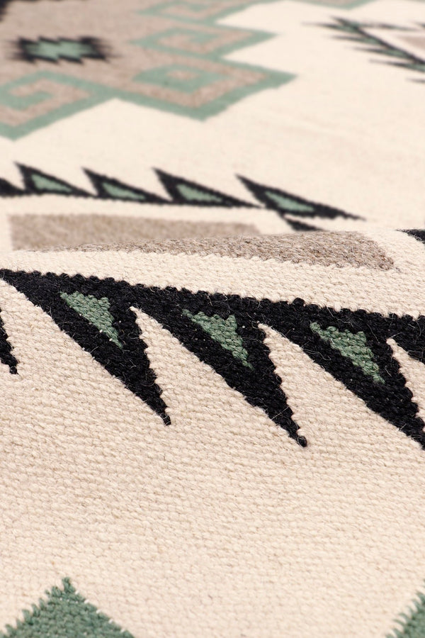 Pasargad Tuscany Collection Reversible Wool Area Rug - Modern Geometric Design For Any Space   Pnt-292 5x7