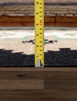 Pasargad Tuscany Collection Reversible Wool Area Rug - Modern Geometric Design For Any Space   Pnt-292 5x7