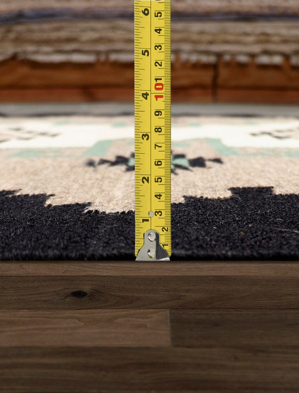 Pasargad Tuscany Collection Reversible Wool Area Rug - Modern Geometric Design For Any Space   Pnt-292 5x7