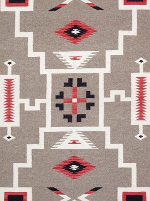 Pasargad Tuscany Collection Reversible Wool Area Rug - Modern Geometric Design For Any Space   Pnt-293 5x7