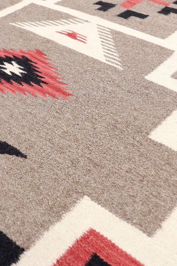 Pasargad Tuscany Collection Reversible Wool Area Rug - Modern Geometric Design For Any Space   Pnt-293 5x7