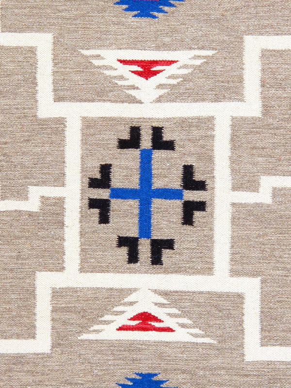 Pasargad Tuscany Collection Reversible Wool Area Rug - Modern Geometric Design For Any Space   Pnt-297 5x7