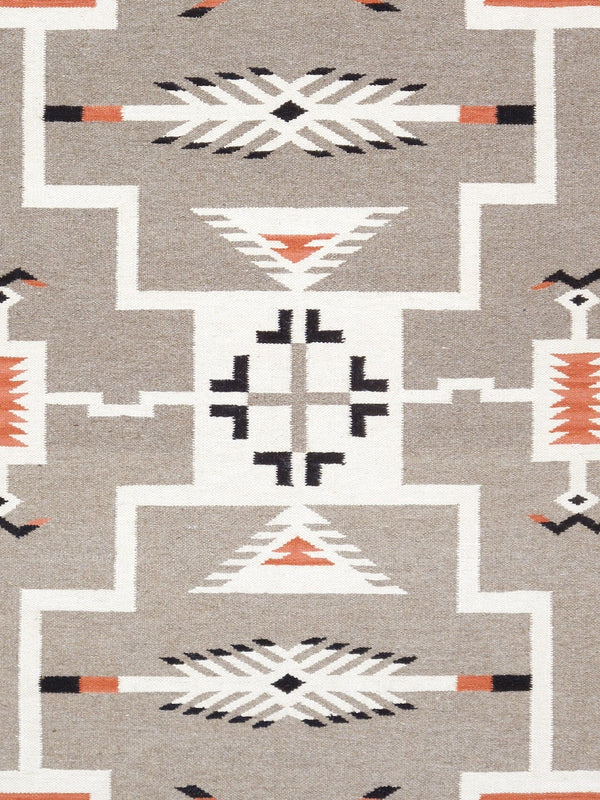 Pasargad Tuscany Collection Reversible Wool Area Rug - Modern Geometric Design For Any Space   Pnt-298 5x7