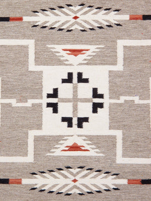 Pasargad Tuscany Collection Reversible Wool Area Rug - Modern Geometric Design For Any Space   Pnt-299 9x12