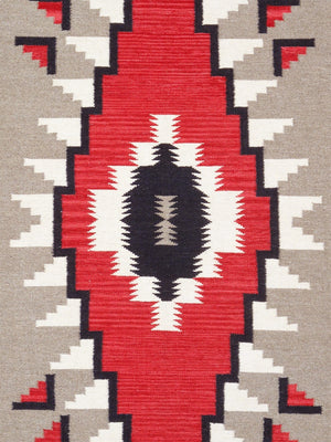 Pasargad Tuscany Collection Reversible Wool Area Rug - Modern Geometric Design For Any Space   Pnt-303 4x6