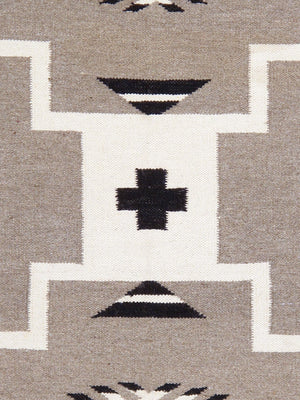 Pasargad Tuscany Collection Reversible Wool Area Rug - Modern Geometric Design For Any Space   Pnt-306 X46