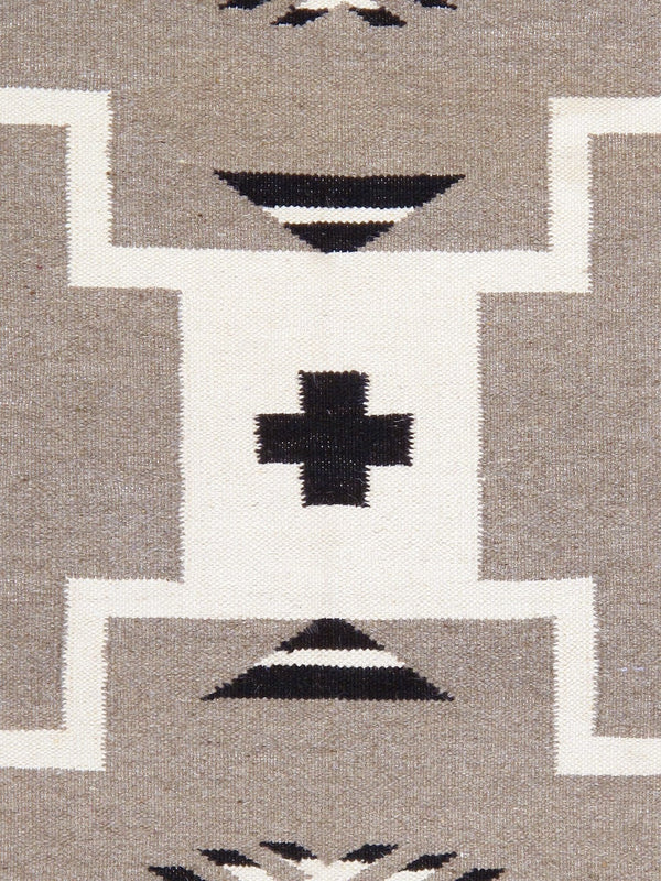 Pasargad Tuscany Collection Reversible Wool Area Rug - Modern Geometric Design For Any Space   Pnt-306 X46