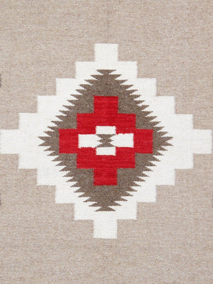 Pasargad Tuscany Collection Reversible Wool Area Rug - Modern Geometric Design For Any Space   Pnt-316 4x6