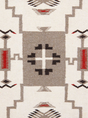 Pasargad Tuscany Collection Reversible Wool Area Rug - Modern Geometric Design For Any Space   Pnt-319 3x5
