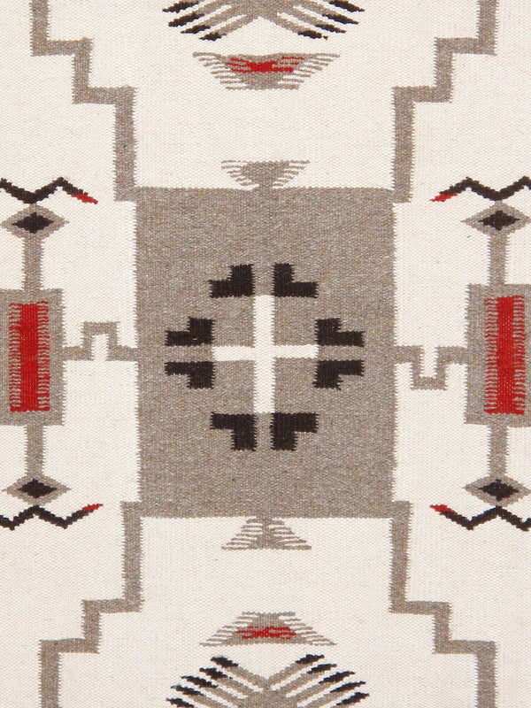 Pasargad Tuscany Collection Reversible Wool Area Rug - Modern Geometric Design For Any Space   Pnt-319 3x5