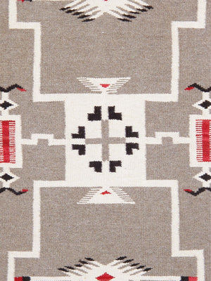 Pasargad Tuscany Collection Reversible Wool Area Rug - Modern Geometric Design For Any Space   Pnt-321 4x6
