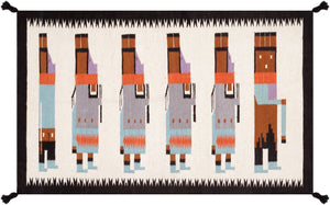 Pasargad Tuscany Collection Reversible Wool Area Rug - Modern Geometric Design For Any Space   Pnt-323 3x5