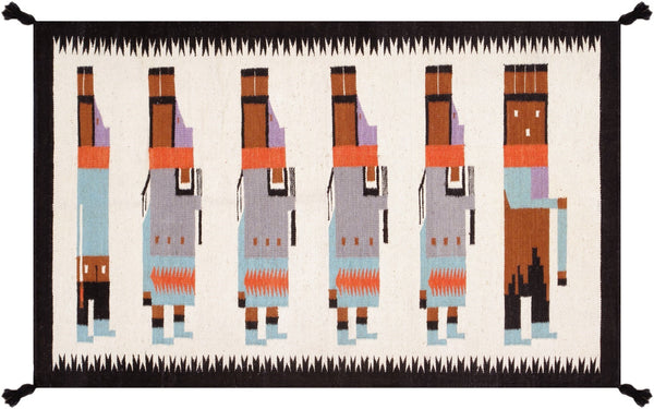 Pasargad Tuscany Collection Reversible Wool Area Rug - Modern Geometric Design For Any Space   Pnt-323 3x5