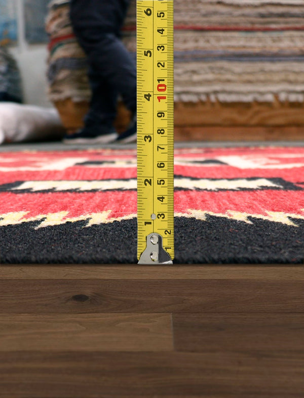 Pasargad Tuscany Collection Reversible Wool Area Rug - Modern Geometric Design For Any Space   Pnt-330 6x9