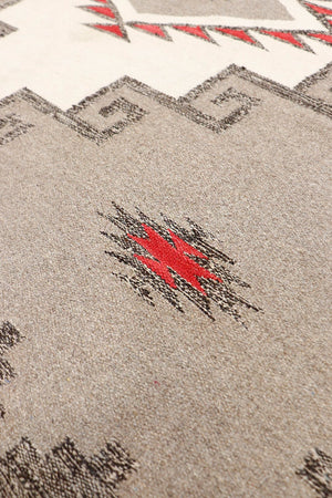 Pasargad Tuscany Collection Reversible Wool Area Rug - Modern Geometric Design For Any Space   Pnt-332 5x7