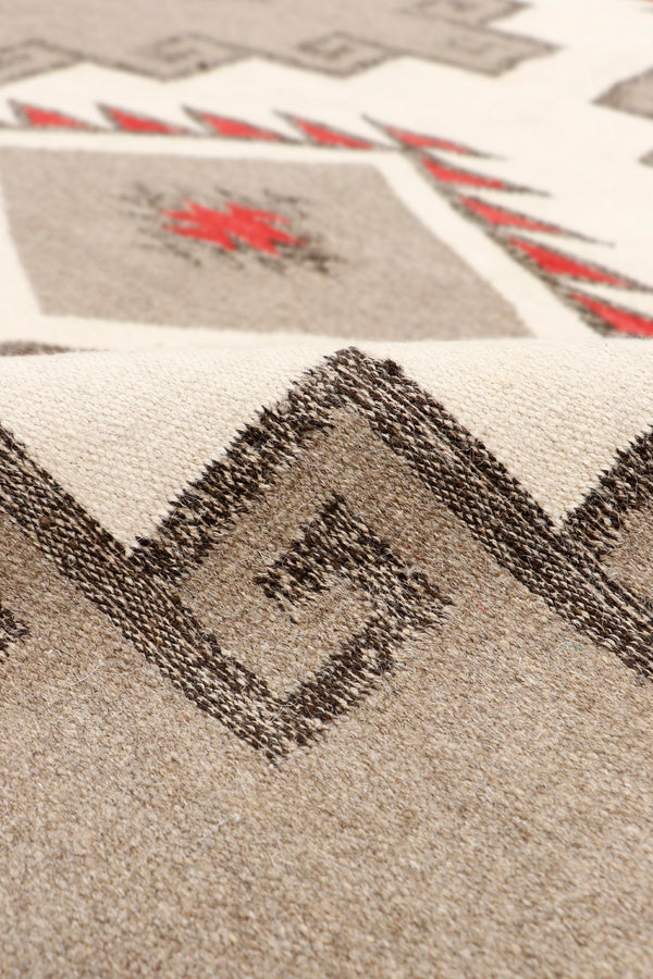 Pasargad Tuscany Collection Reversible Wool Area Rug - Modern Geometric Design For Any Space   Pnt-332 5x7