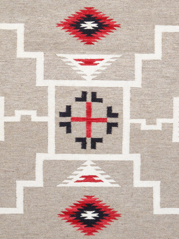 Pasargad Tuscany Collection Reversible Wool Area Rug - Modern Geometric Design For Any Space   Pnt-334 5x7