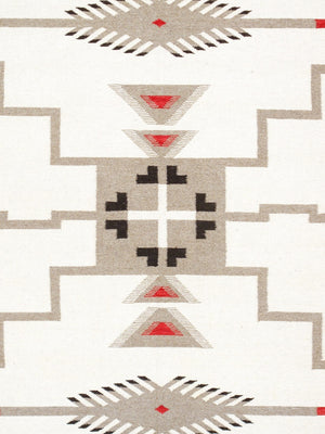 Pasargad Tuscany Collection Reversible Wool Area Rug - Modern Geometric Design For Any Space   Pnt-337 8x10