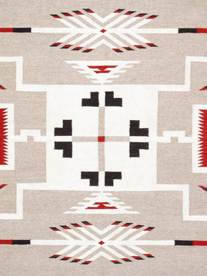 Pasargad Tuscany Collection Reversible Wool Area Rug - Modern Geometric Design For Any Space   Pnt-338 8x10