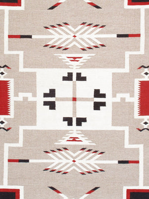 Pasargad Tuscany Collection Reversible Wool Area Rug - Modern Geometric Design For Any Space   Pnt-339 8x10
