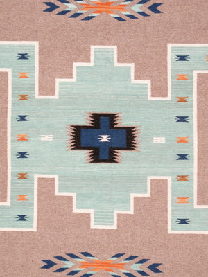 Pasargad Tuscany Collection Reversible Wool Area Rug - Modern Geometric Design For Any Space   Pnt-351 9x12