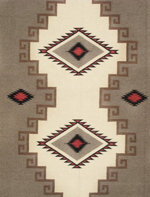 Pasargad Tuscany Collection Handwoven Geometric 100% Wool Area Rug For Timeless Home Elegance   Pnt-357 8x10
