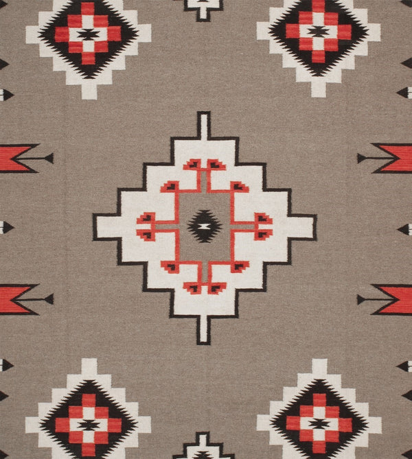 Pasargad Tuscany Collection Handwoven Geometric 100% Wool Area Rug For Timeless Home Elegance   Pnt-359 8x10