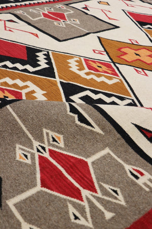 Pasargad Tuscany Collection Handwoven Geometric 100% Wool Area Rug For Timeless Home Elegance   Pnt-363 8x10