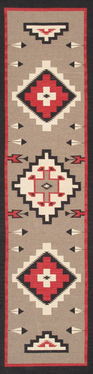 Pasargad Tuscany Collection Handwoven Geometric 100% Wool Area Rug For Timeless Home Elegance   Pnt-366 2.06x12