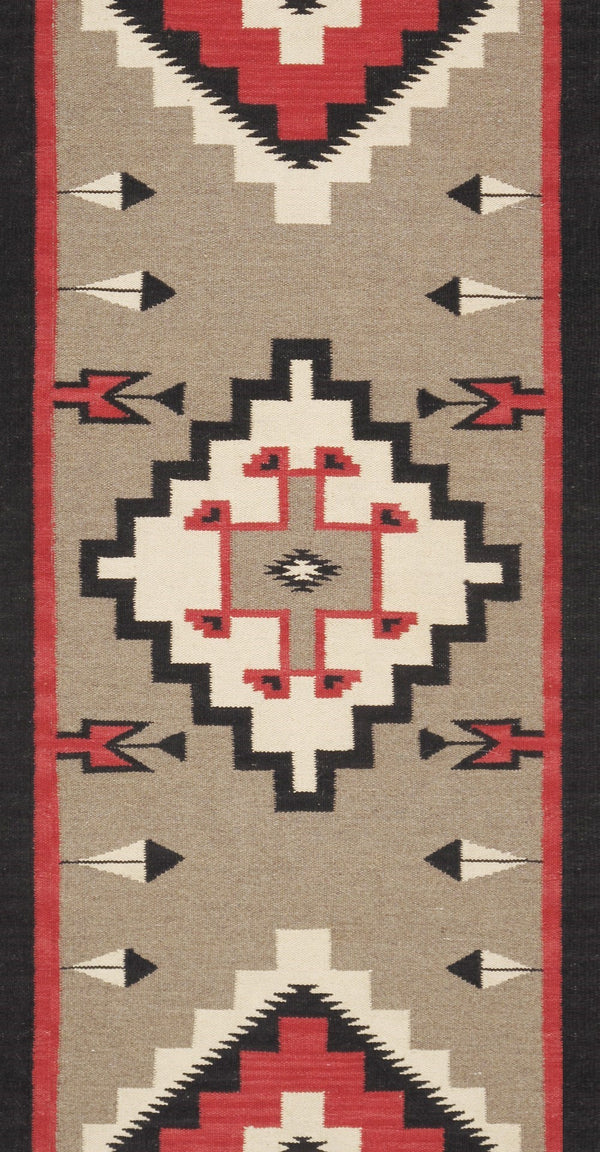 Pasargad Tuscany Collection Handwoven Geometric 100% Wool Area Rug For Timeless Home Elegance   Pnt-366 2.06x12