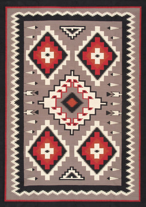 Pasargad Tuscany Collection Handwoven Geometric 100% Wool Area Rug For Timeless Home Elegance   Pnt-367 10x14